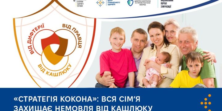«Стратегія кокона»: вся сім’я захищає немовля від кашлюку