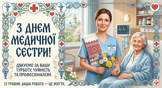 З Міжнародним днем медичної сестри!